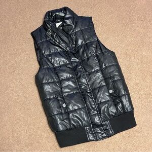 Women’s Charlotte Russe Size Small Black Puffer Vest